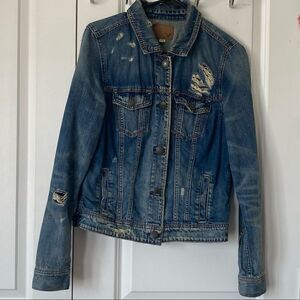 AE distressed jean jacket 